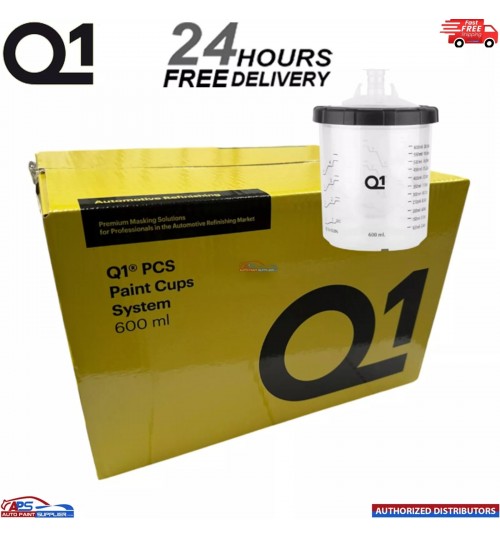 Q1 PCS Paint Cup System 600ML 125M - Pack of 50